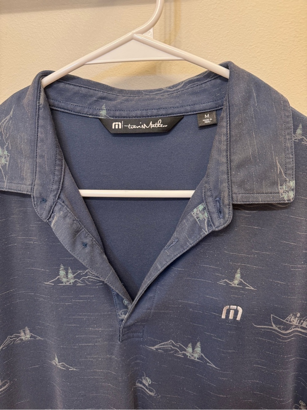 Travis Mathew Men’s Blue Polo